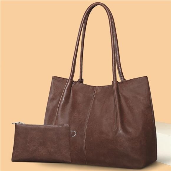 Large Tote Bag for Women Coffee
